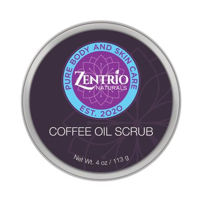 Coffee Oil Scrub - Foaming Facial Scrub - ZenTrio Naturals