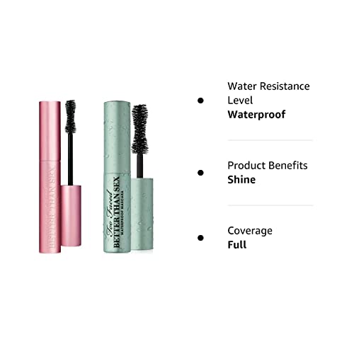 Too Faced Better Than Sex Mascara  and  Waterproof Set