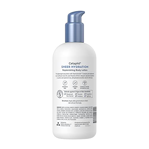 CETAPHIL Sheer Hydration Fragrance Free Replenishing Body Lotion