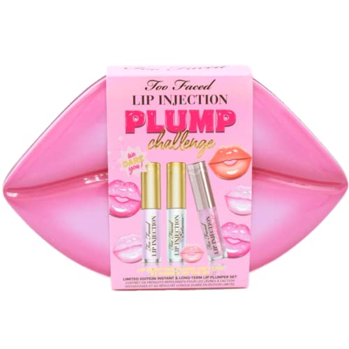 Too Faced Lip Injection Plump Challenge Instant & Long-Term Lip Plumper Gift Set