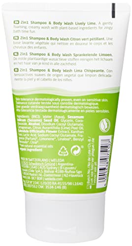 Weleda Kids 2-in-1 Lively Lime Shampoo & Bodywash