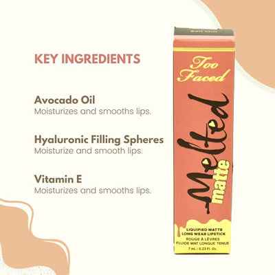 Too Faced Melted Matte Liquified Long Wear Matte Lipstick Sell Out