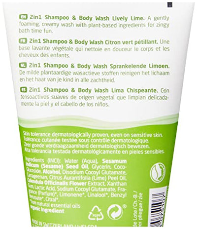 Weleda Kids 2-in-1 Lively Lime Shampoo & Bodywash