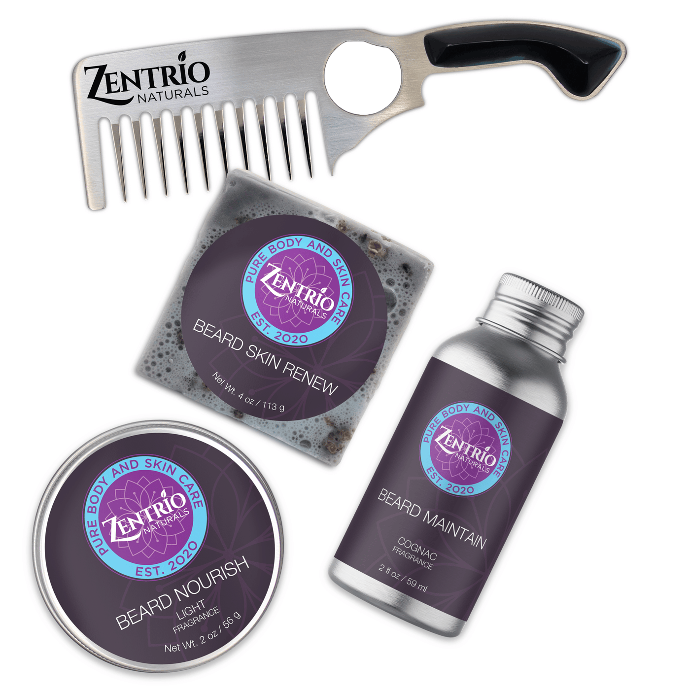 The Well Groomed Essentials Set - ZenTrio Naturals