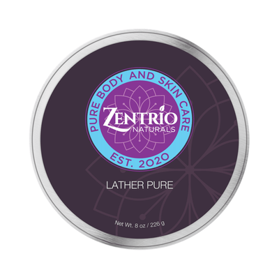 Lather Pure - Shaving Soap - ZenTrio Naturals
